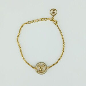 LOUIS VUITTON Gold Charm Bracelet